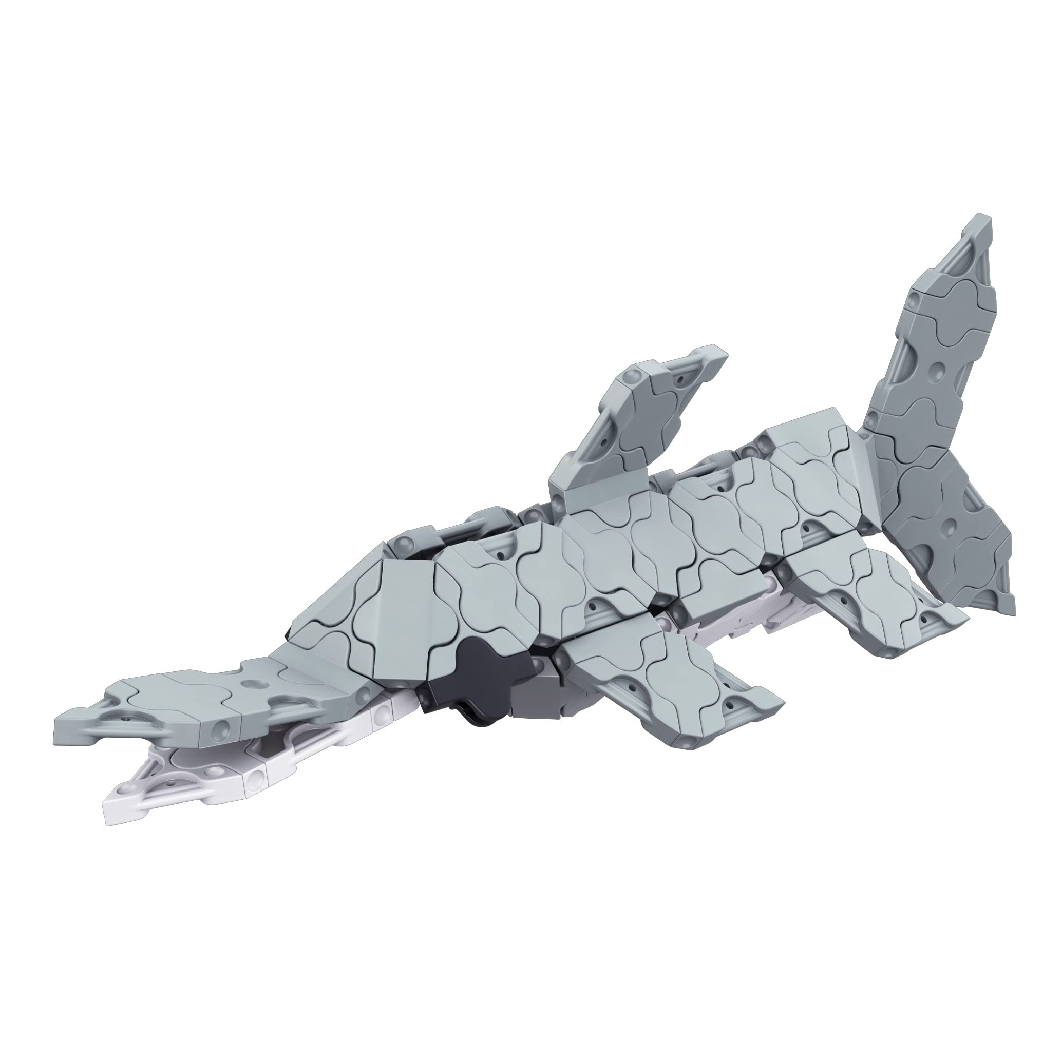 LaQ Marine World Megalodon | 332 Pieces | 6 Models | Age 7+ | Creative, Educational Construction Toy Block | Made in Japan