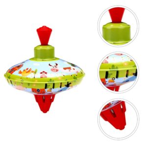 STOBOK Spinning Top Toy, Metal Finger Top, Gyroscope Educational Child Toys, Baby Interactive Games Metal Kids Toys for Kid Toddler Rotating Game Toy