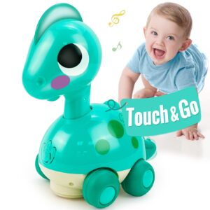 baby toys 6-12 months toys for ages 0-2 touch & go music light baby toys 12-18 months, toys for 1 year old boy toys birthday gift, 9 6 month old baby toys 6 to 12 months baby boy toys infant toys