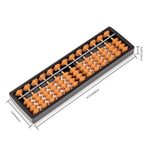 Digital Standard Abacus-20 cm-Professional 13-Column Soroban Calculator (Functional and Educational Tool)