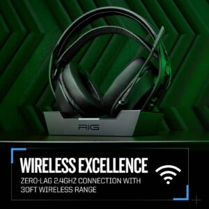 RIG 800 PRO HX Wireless Gaming Headset & Multi-Function Base Station Officially Licensed for Xbox Series X|S, Xbox One, Windows 10/11 PCs - Dolby Atmos 3D Audio - Up to 60 Hour Battery (2024 Edition)