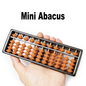 Digital Standard Abacus-17.8 cm-Professional 11-Column Soroban Calculator (Functional and Educational Tool)