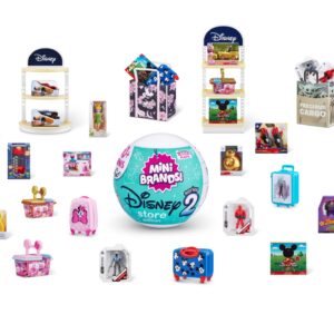 5 Surprise Disney Mini Brands Series 2 Collector's Kit by ZURU (3 Capsules + 1 Collector's Case) Amazon Exclusive Mystery Capsule Real Miniature Brands Collectibles