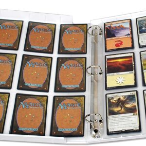 UniKeep Card Storage Case for Magic The Gathering Game with 20 Playing Card Pages - Holds up to 360 MTG Cards (Flames)