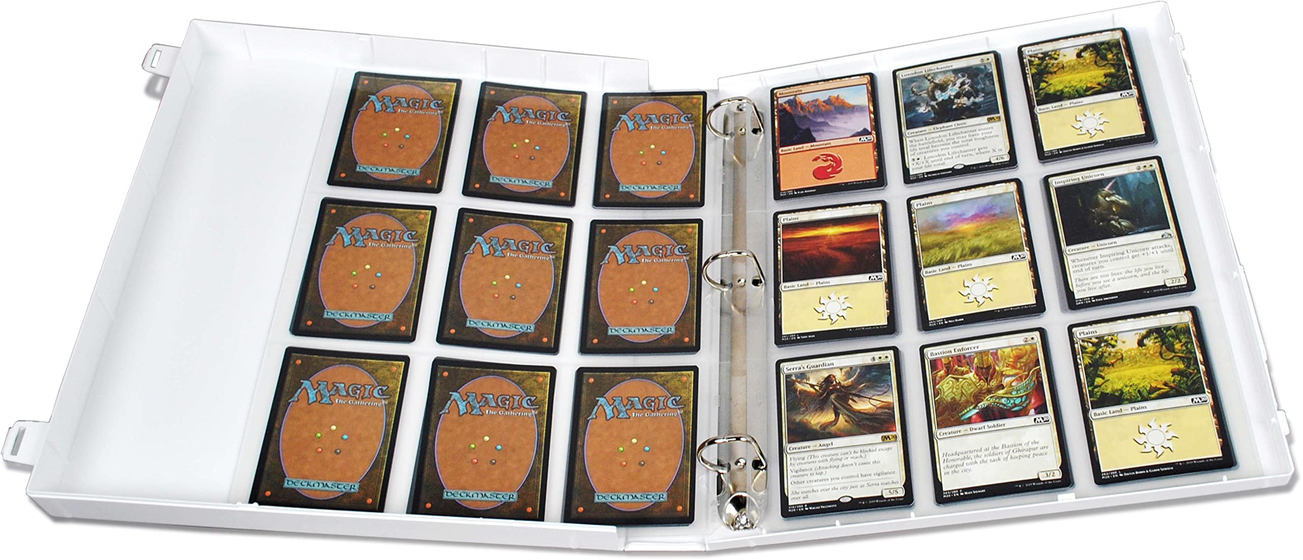 UniKeep Card Storage Case for Magic The Gathering Game with 20 Playing Card Pages - Holds up to 360 MTG Cards (Flames)