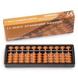 digital standard abacus-17.8 cm-professional 11-column soroban calculator (functional and educational tool)