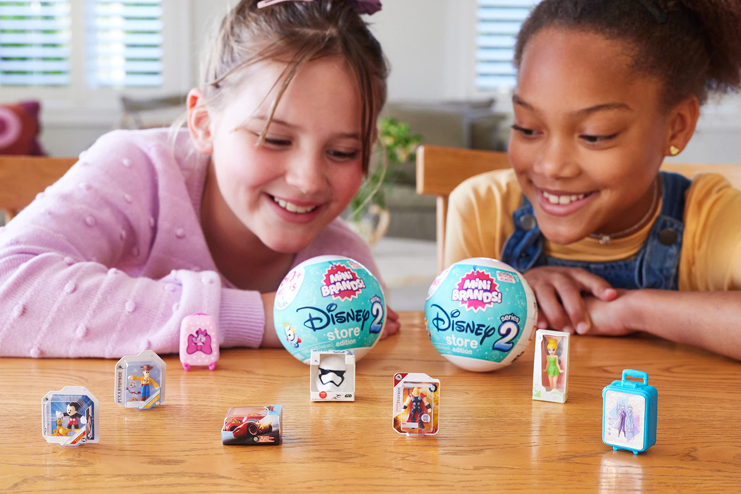 5 Surprise Disney Mini Brands Series 2 Collector's Kit by ZURU (3 Capsules + 1 Collector's Case) Amazon Exclusive Mystery Capsule Real Miniature Brands Collectibles