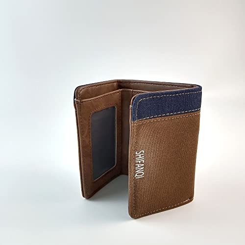 SHIFANQI wallet-Blocking Leather Bifold Wallet