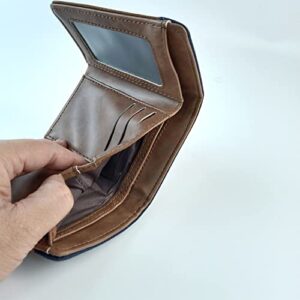 SHIFANQI wallet-Blocking Leather Bifold Wallet