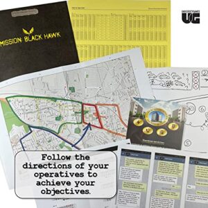 Murder Mystery Party Case Files: Mission Black Hawk for 1 or More Players Ages 14 and Up