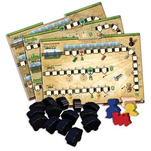 Z-Man Games Ultimate Railroads Board Game | Worker Placement Strategy Game | Train Route-Building Game for Adults and Kids | Ages 12+ | 1-4 Players | Average Playtime 90-120 Minutes