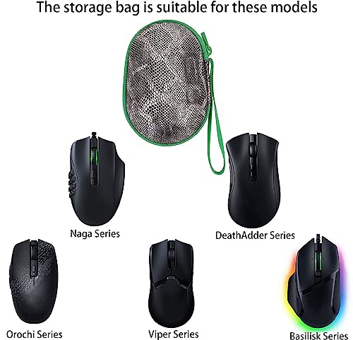 co2CREA Hard Case Replacement for Razer Basilisk Ultimate V2 V3 X/Deathadder Essential V2 Pro/Mamba Elite/Naga Pro Trinity X/Orochi V2 / Viper Mini Ultimate V2 Pro Wireless Gaming Mouse