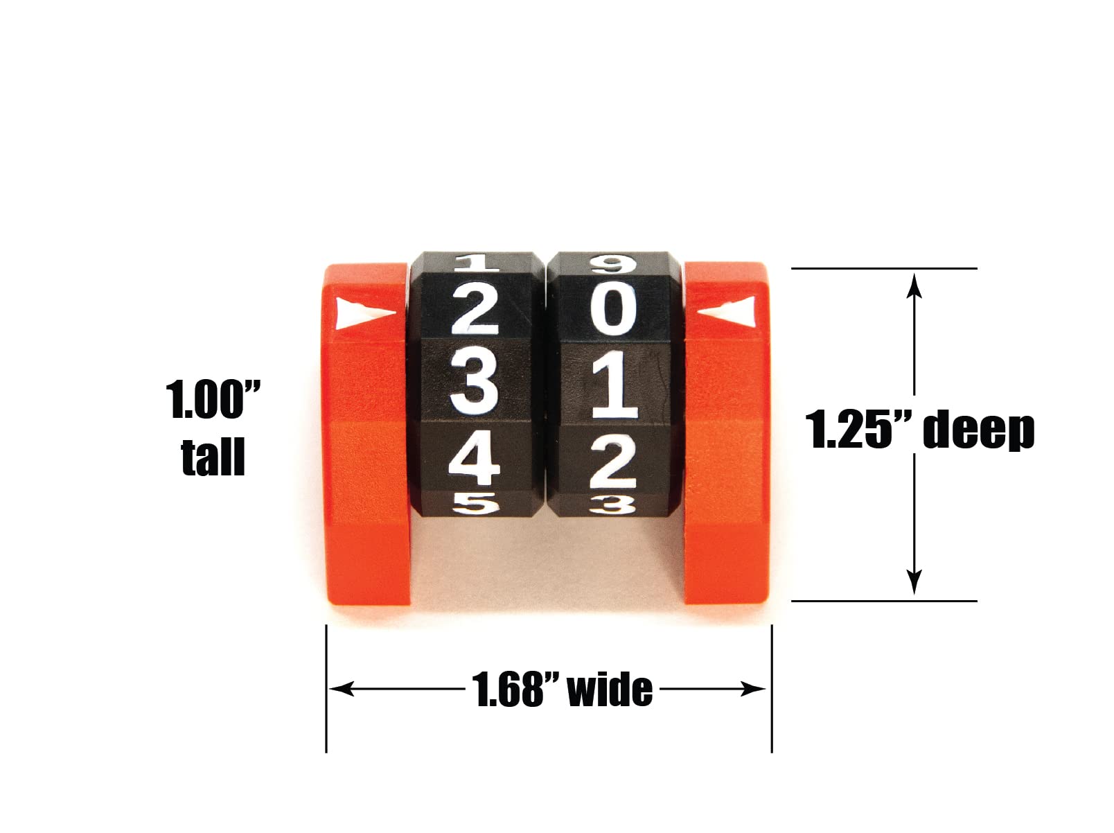 Life Counter / Wound Counter - Number dial - Two Dial Red - MTG, Warhammer 40k, D&D, or Other Tabletop Games - Phoenix Fire Gaming