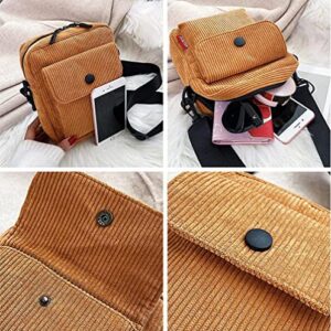 Corduroy Crossbody Bags Women Handbag Tote Bag Hobo Bag Cell Phone Bag Cute Wallet Purse Tote Top Handle Satchel 2023