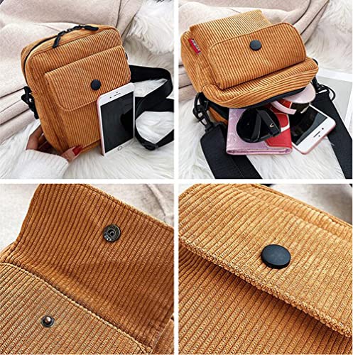 Corduroy Crossbody Bags Women Handbag Tote Bag Hobo Bag Cell Phone Bag Cute Wallet Purse Tote Top Handle Satchel 2023