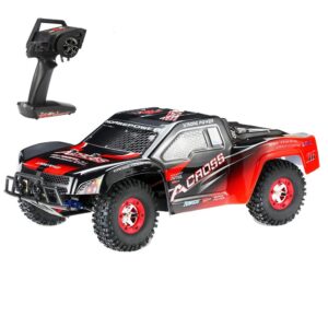 QAQQVQ 1:12 Scale Remote Control Car,4WD Top Speed 50 Km/h Electric Toy Off Road 2.4GHz RC Monster Vehicle Truck Crawler for Boys Kids and Adults