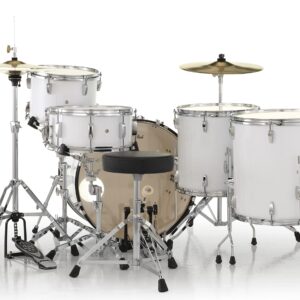 Pearl Roadshow RS525WFC/C 5-piece Complete Drum Set with Cymbals - Pure White