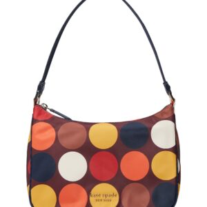 Kate Spade New York Sam The Little Better Dot Party Printed Fabric Small Shoulder Bag Multi One Size