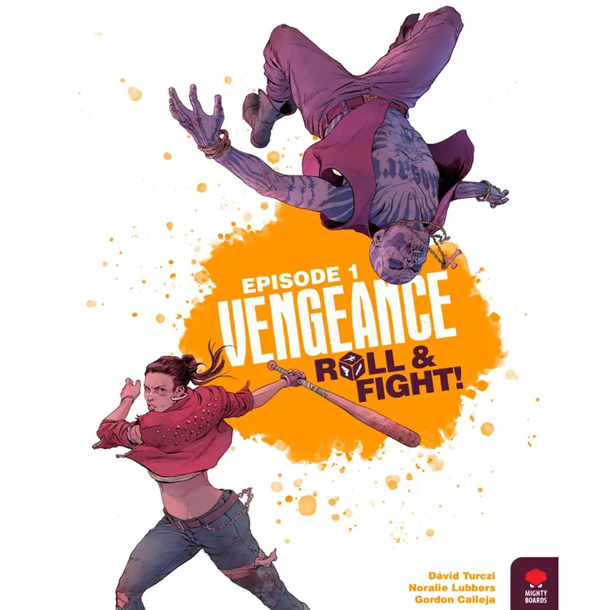 APE Games Vengeance: Roll & Fight Episode 1 - Board Game, Roll & Write Game, 1-4 Players