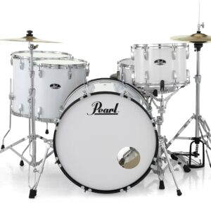 Pearl Roadshow RS525WFC/C 5-piece Complete Drum Set with Cymbals - Pure White