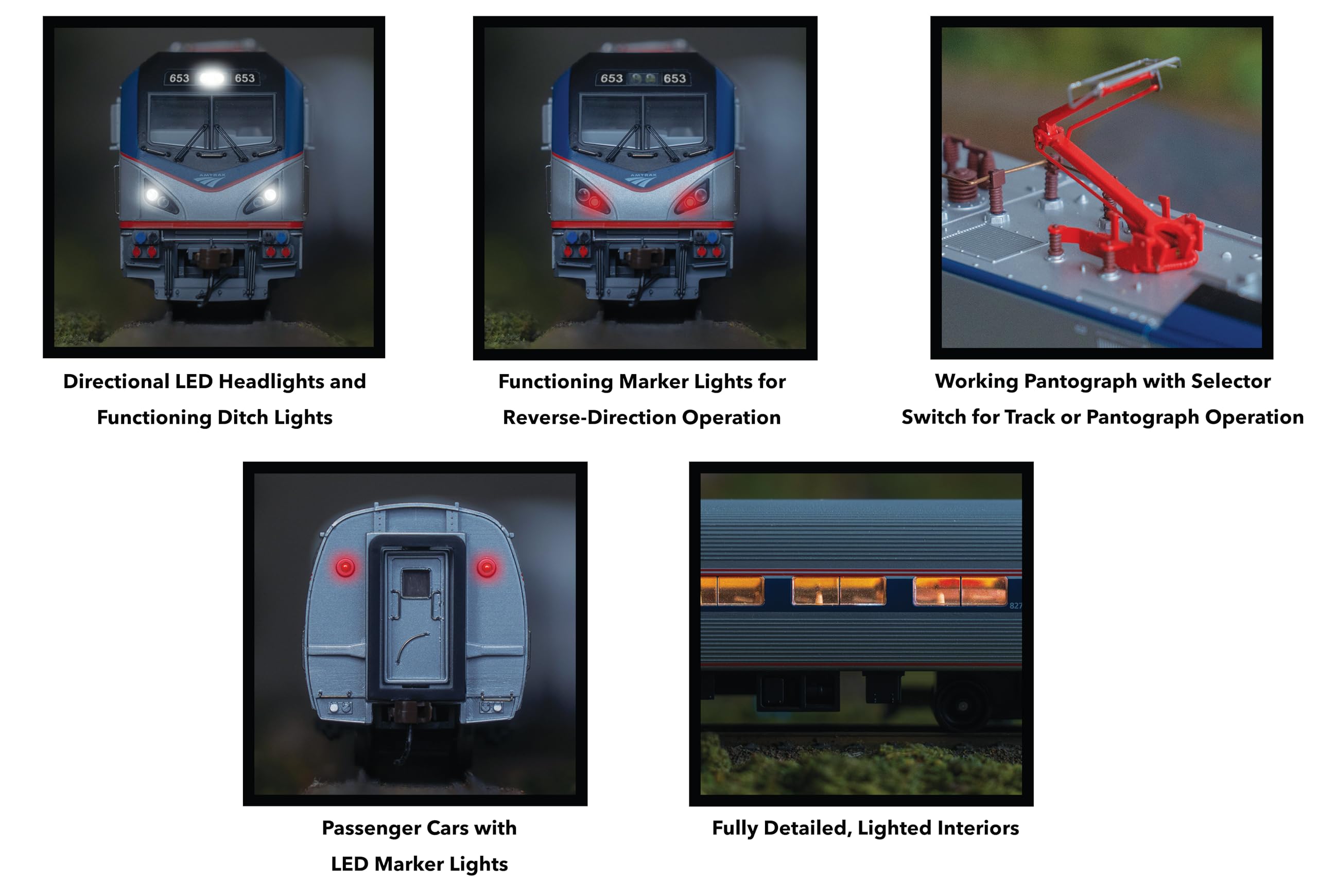 Bachmann Trains - Amtrak® City Sprinter - Ready to Run Electric Train Set - HO Scale