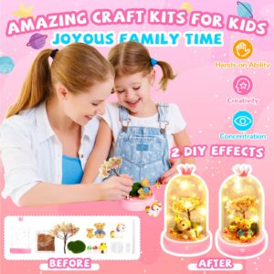 SEKEAHU Satkago Crafts for Girls Ages 4-8 8-12, Music Box and LED Novelty Toys Christmas Gifts Arts and Crafts for Kids Ages 8-12 4-8