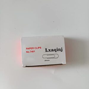 Lxaqinj Paper-clips,Durable & Rust Resistant,Paper Clips. Great for Office, School and Personal Use.