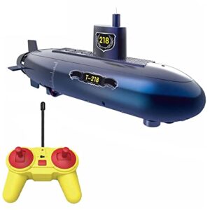 GoolRC Mini RC Submarine, 2.4GHz Remote Control Boat, 6 Channels DIY Under Water Ship RC Boat for Kids