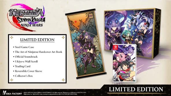 Neptunia X Senran Kagura: Ninja Wars (Limited Edition) - Nintendo Switch