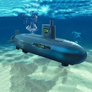 GoolRC Mini RC Submarine, 2.4GHz Remote Control Boat, 6 Channels DIY Under Water Ship RC Boat for Kids