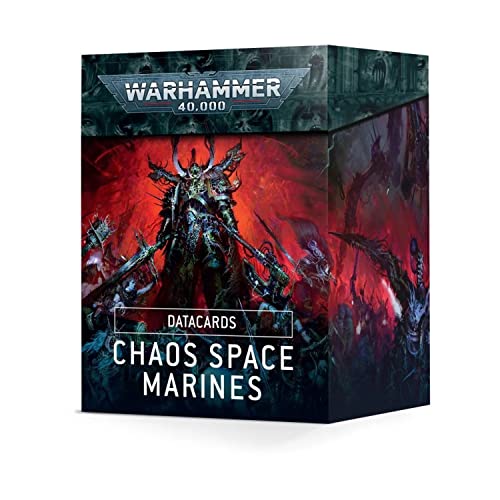 Warhammer 40,000 - Chaos Space Marines Datacards (2022)