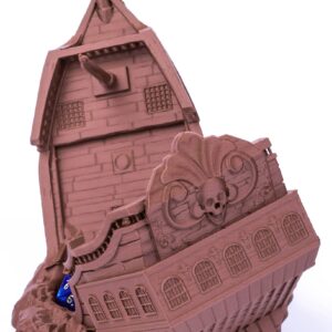 3D Vikings Pirate Ship Dice Tower, Perfect Dice Tower for Dungeons and Dragons, Tabletop RPG, Miniature Games and Board Games