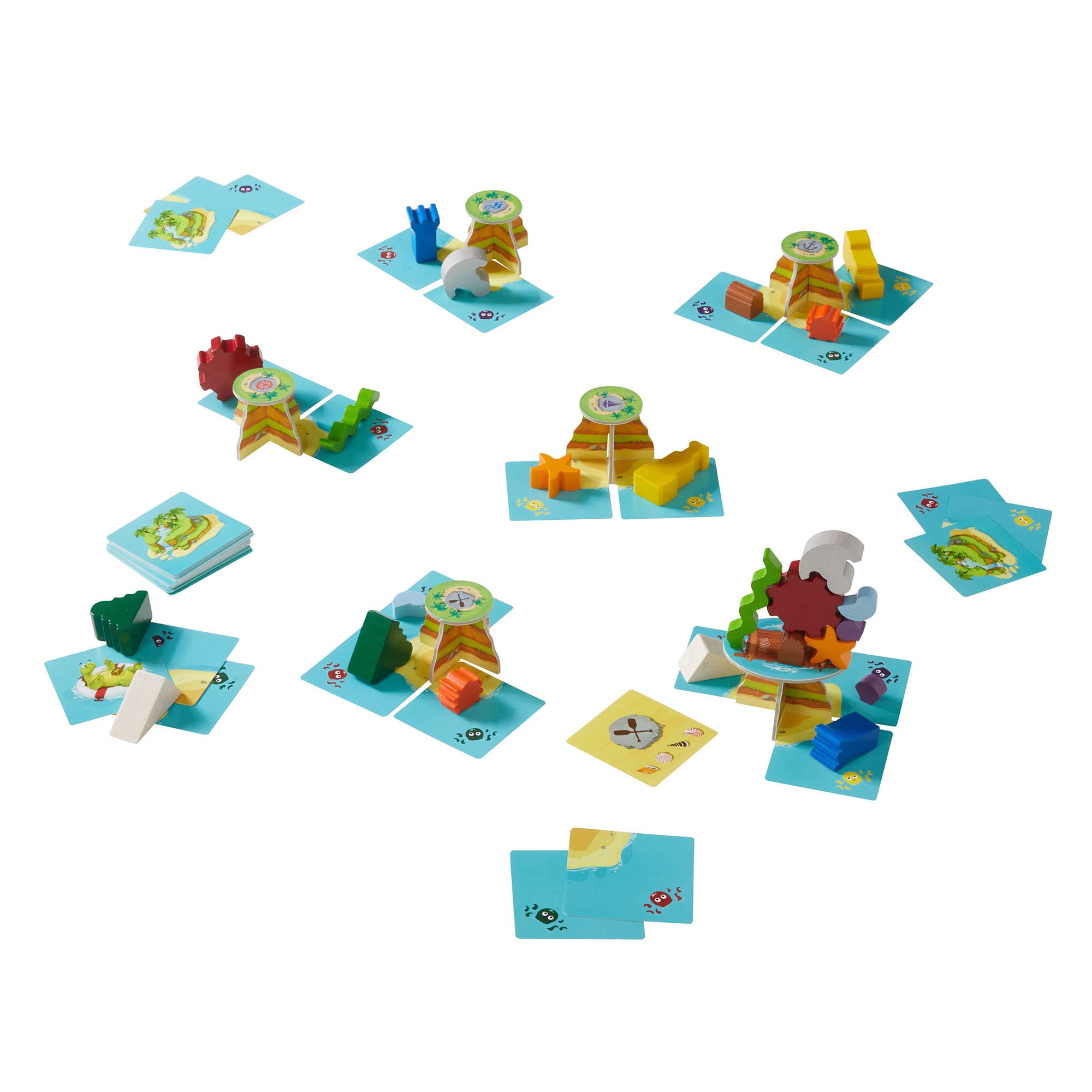 HABA Flotsam Float - Island Hopping, Wreckage Piling Stacking and Balancing Game for Ages 6+ (Made in Germany)