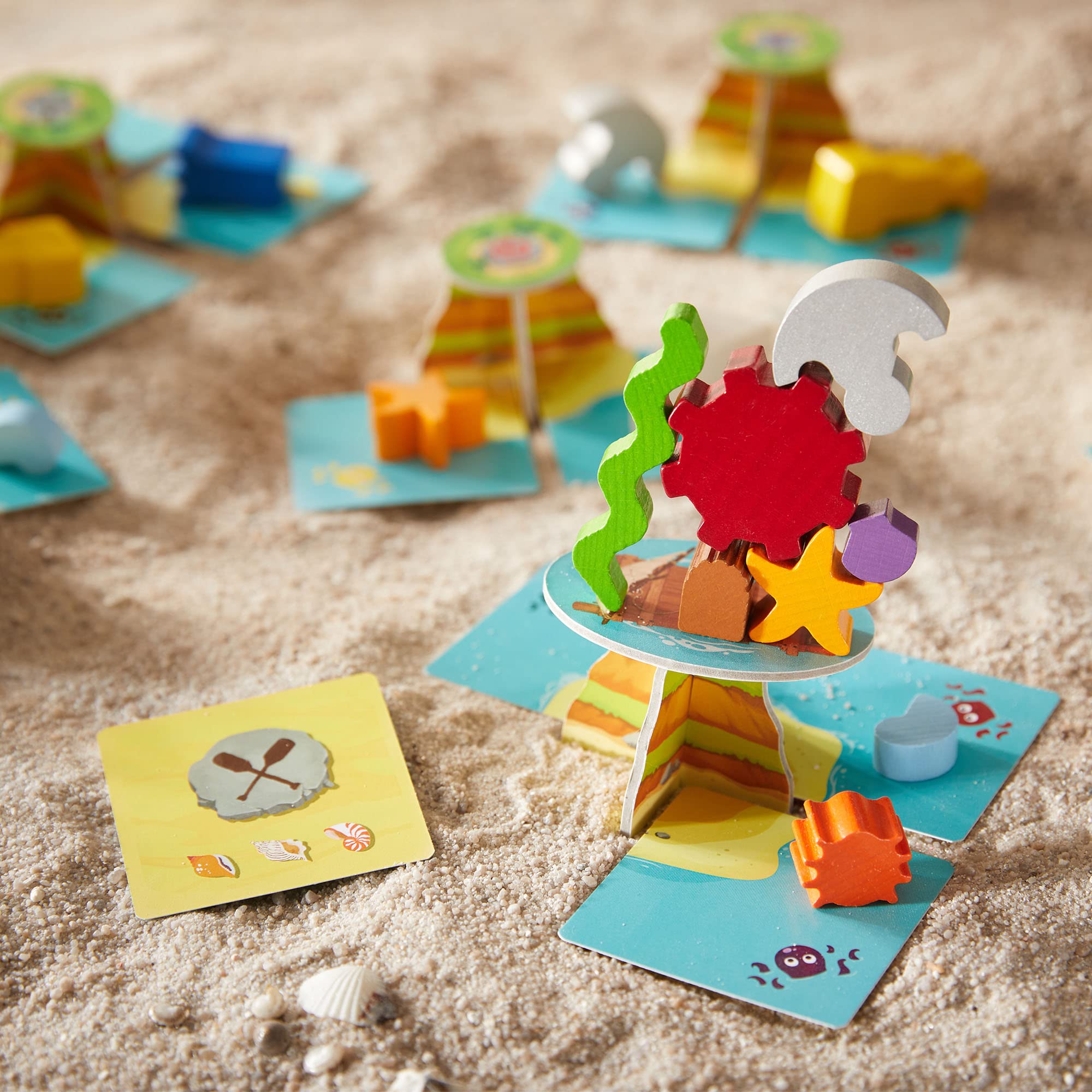 HABA Flotsam Float - Island Hopping, Wreckage Piling Stacking and Balancing Game for Ages 6+ (Made in Germany)