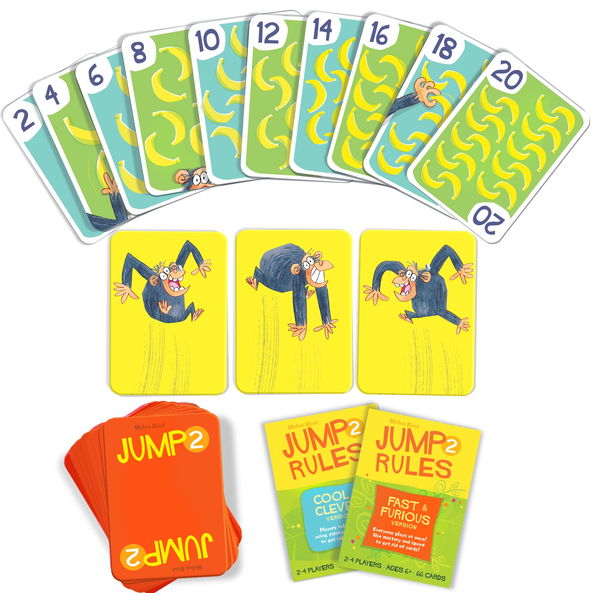 Melon Rind Jump 2 Game - Multiples of 2, Math Game for Kids (Ages 6+)