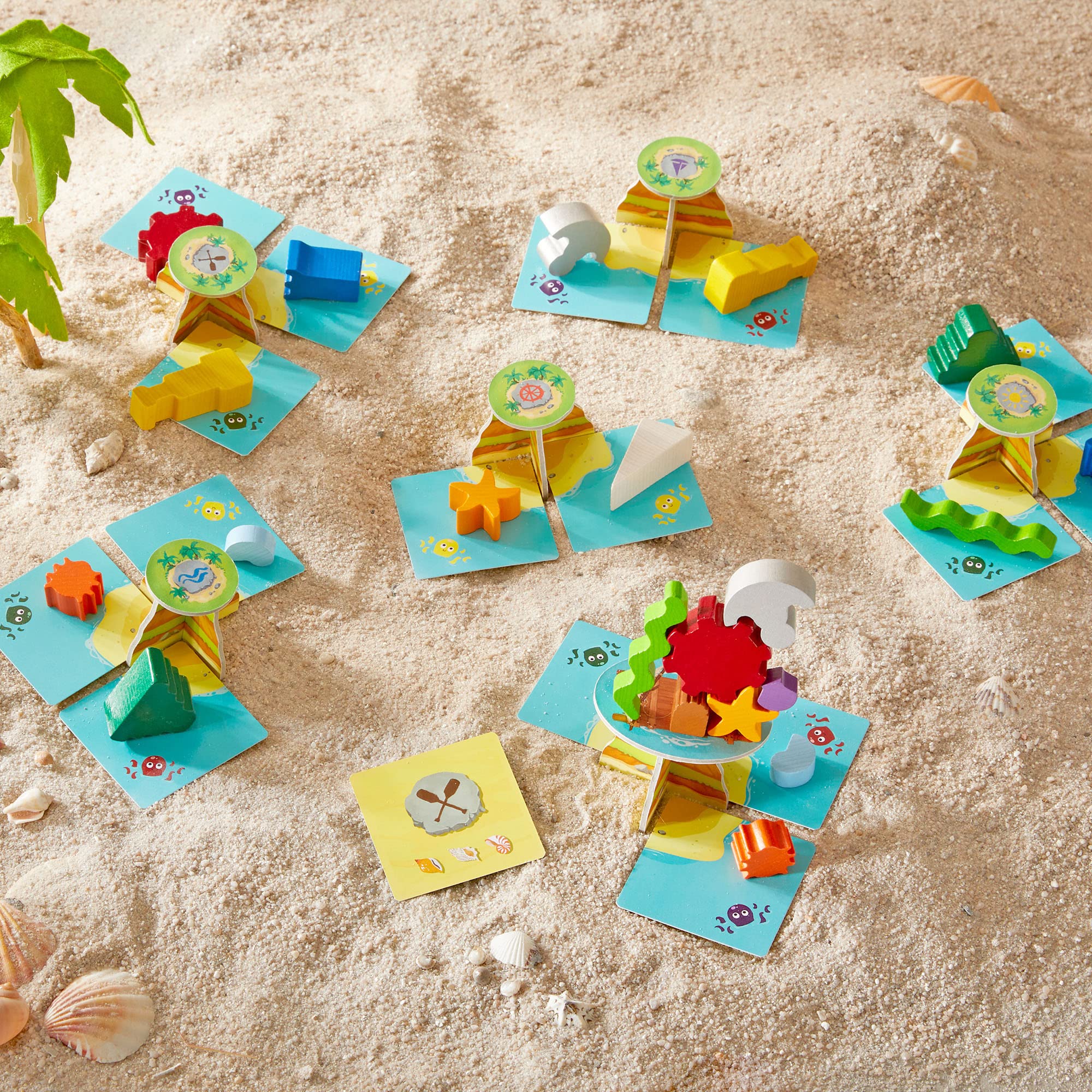 HABA Flotsam Float - Island Hopping, Wreckage Piling Stacking and Balancing Game for Ages 6+ (Made in Germany)