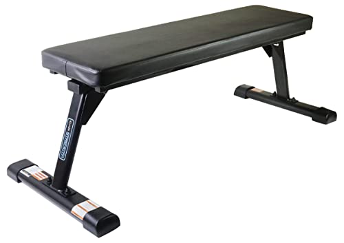 CAP Barbell Strength Premium Foldable Flat Bench, Black (FMIS-CS103F)