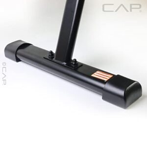 CAP Barbell Strength Premium Foldable Flat Bench, Black (FMIS-CS103F)