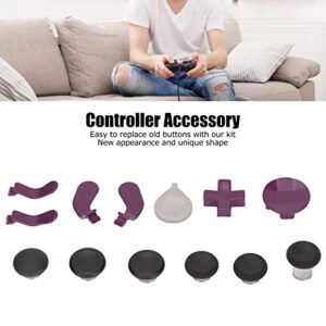 Gaming Accessory Replacement Parts, Stainless Steel Removable 13 in 1 Controller Accessory Kit Slip Resistance for Game Controller