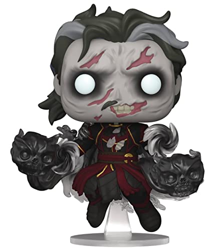 POP Marvel: Doctor Strange Multiverse of Madness - Dead Strange [Zombie] Funko Vinyl Figure (Bundled with Compatible Box Protector Case), Multicolor, 3.75 inches