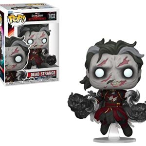 POP Marvel: Doctor Strange Multiverse of Madness - Dead Strange [Zombie] Funko Vinyl Figure (Bundled with Compatible Box Protector Case), Multicolor, 3.75 inches