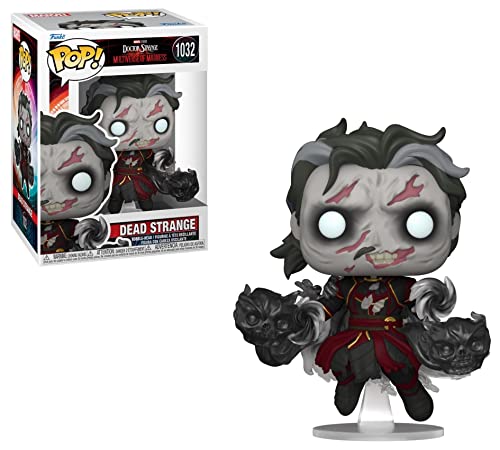 POP Marvel: Doctor Strange Multiverse of Madness - Dead Strange [Zombie] Funko Vinyl Figure (Bundled with Compatible Box Protector Case), Multicolor, 3.75 inches