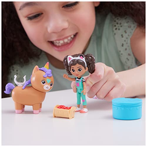 Gabby's Dollhouse, Gabby Girl and Kico the Kittycorn Toy Figures Pack, with Accessories and Surprise Kids Toys for Ages 3 and up