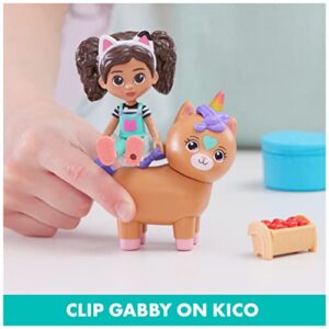 Gabby's Dollhouse, Gabby Girl and Kico the Kittycorn Toy Figures Pack, with Accessories and Surprise Kids Toys for Ages 3 and up