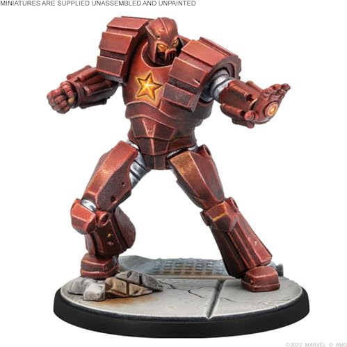 Atomic Mass Games Marvel: Crisis Protocol Crimson Dynamo & Dark Star Character Pack - Winter Guard Heroes, Tabletop Superhero Game, Ages 14+, 2 Players, 90 Minute Playtime, Made