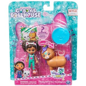 Gabby's Dollhouse, Gabby Girl and Kico the Kittycorn Toy Figures Pack, with Accessories and Surprise Kids Toys for Ages 3 and up