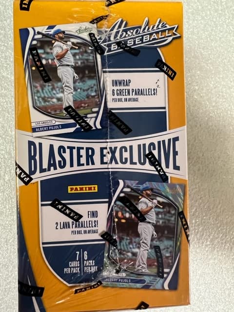 2022 Panini Absolute Baseball Value Blaster Box - 1 Auto or Relic Per Box - 42 Trading Cards