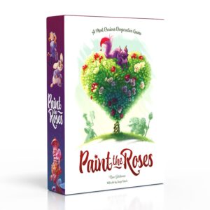 north star games - paint the roses board game - alice in wonderland strategy puzzle board game - 2 to 5 players - average playtime 60 minutes