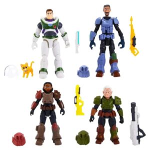 Mattel Disney and Pixar Lightyear Recruits to The Rescue 4 Pack 5 Inch Figures & Sox