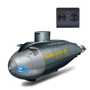 GoolRC Mini RC Submarine for Kids, 2.4G 6CH Remote Control Boat Remote Control Submarine, Model Electronic Water Toy Boat for Pools, Bathtubs, Water Parks Gift Toy Boys Girls